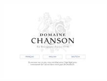 Tablet Screenshot of domaine-chanson.com